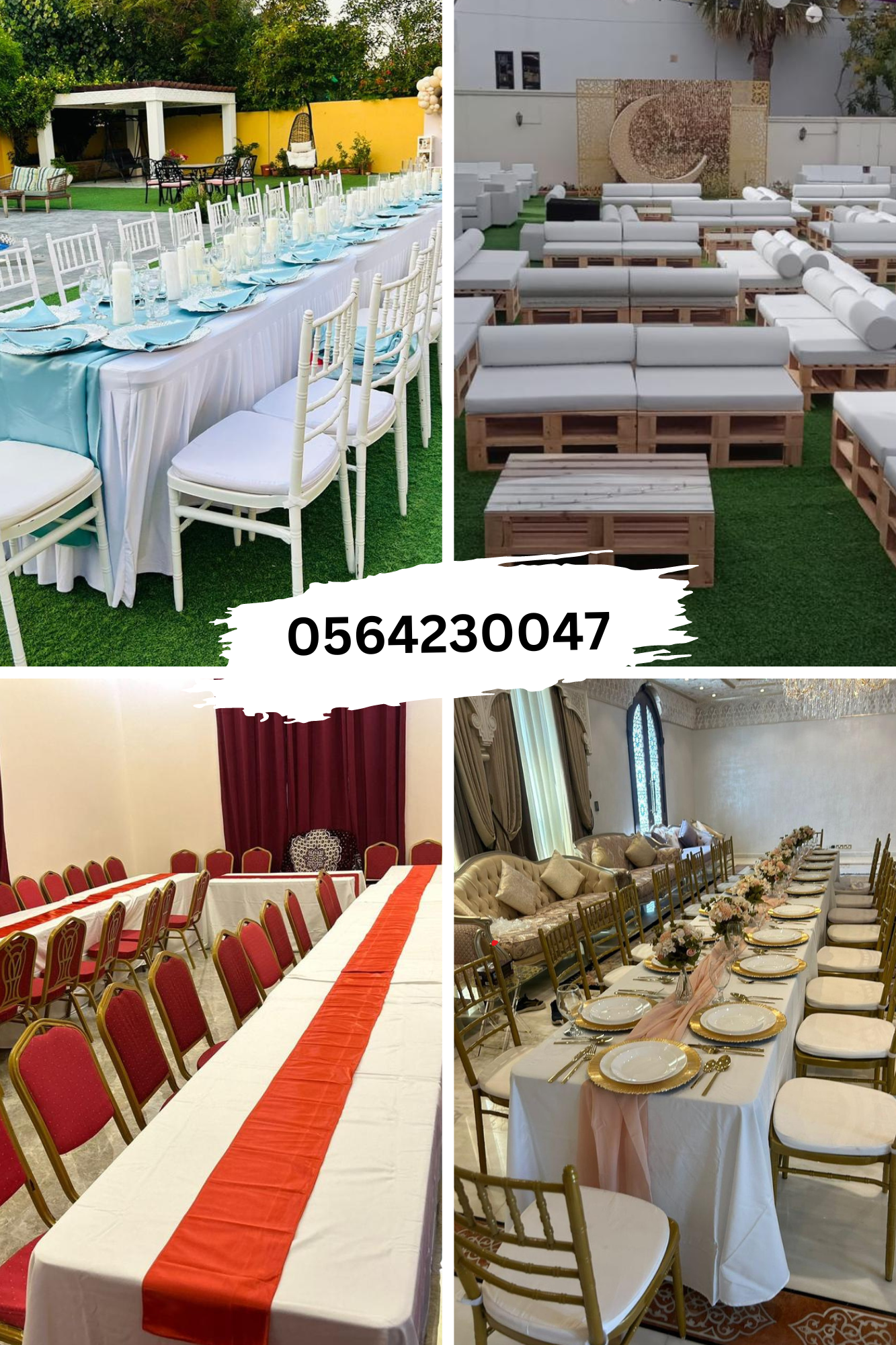 Parties And Events Chairs And Tables Rental In Dubai