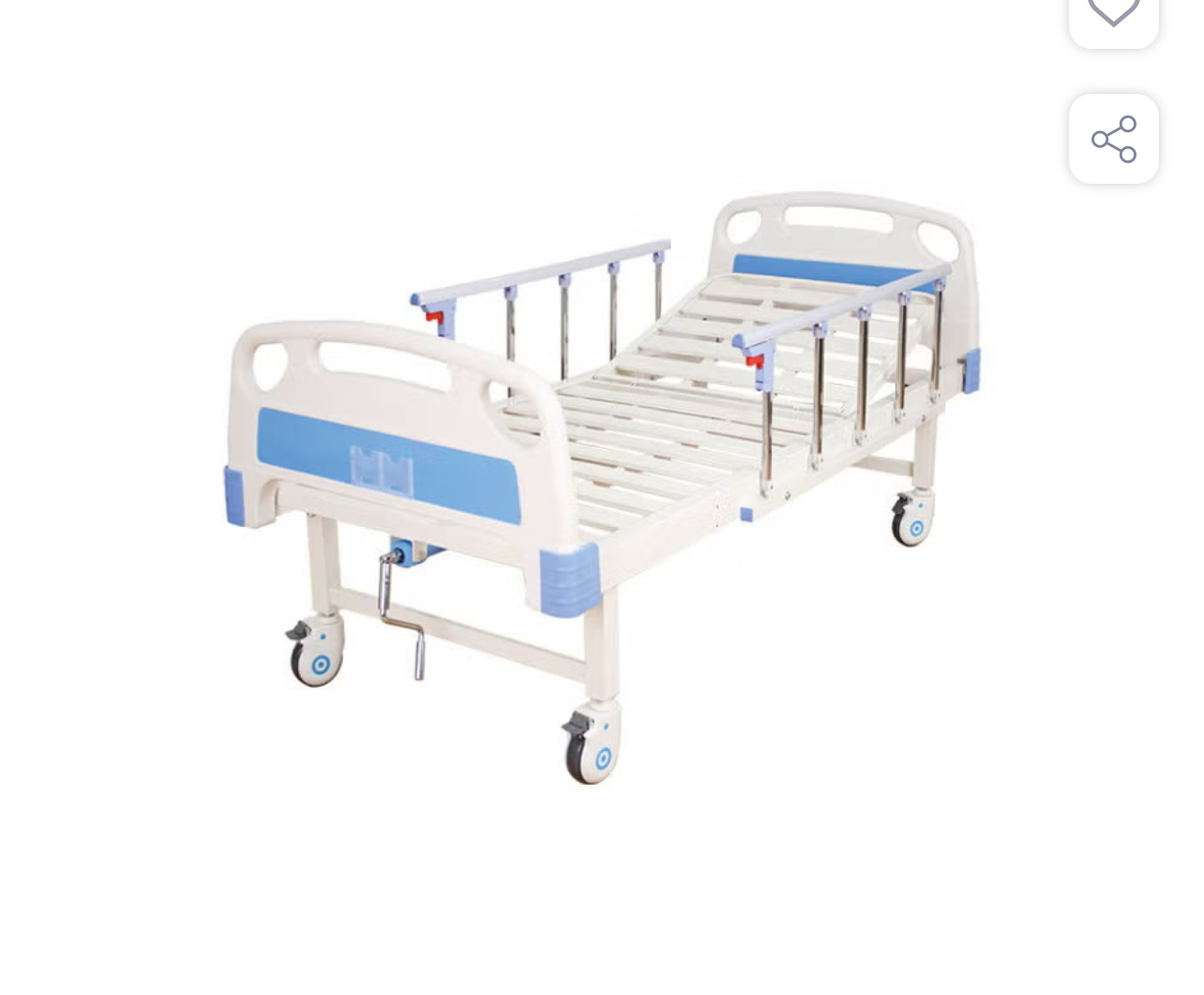 Hospital bed and wheel chair 