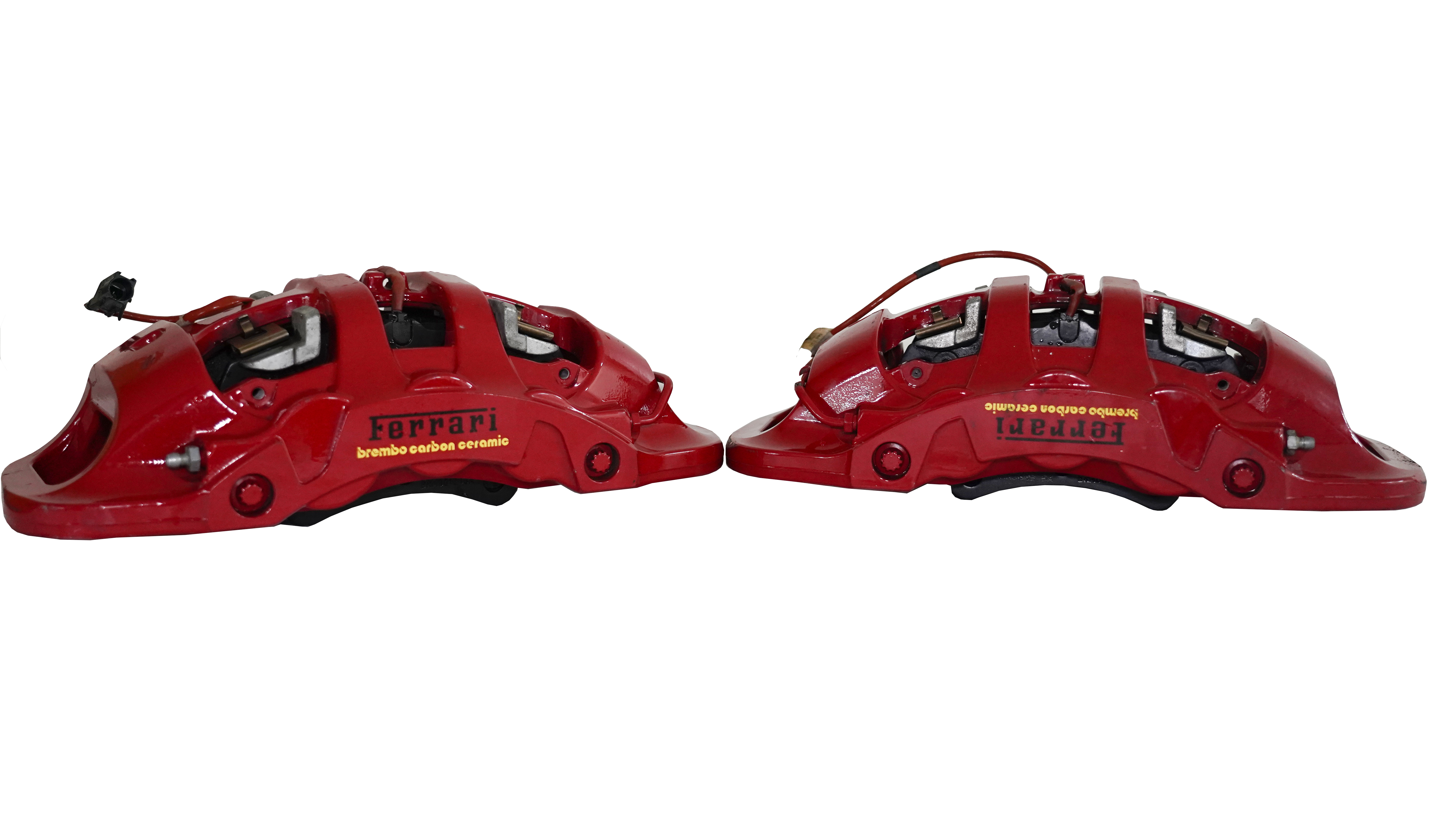 Ferrari 812 Front Brake Caliper LH & RH Red OEM 20B8080300 20B8080400