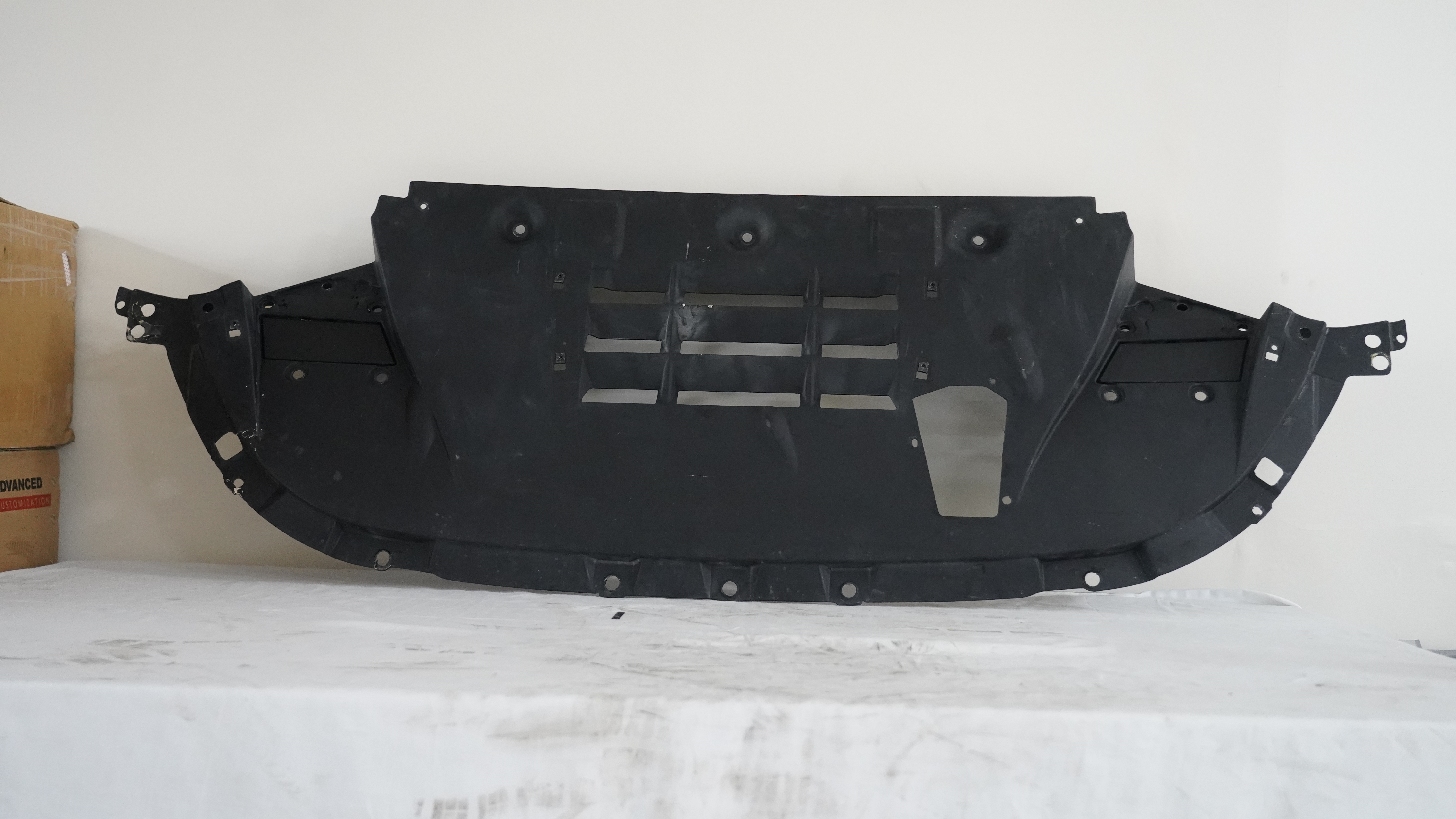 Ferrari 812 Front Flat Undertray Section Bumper Black OEM 795722