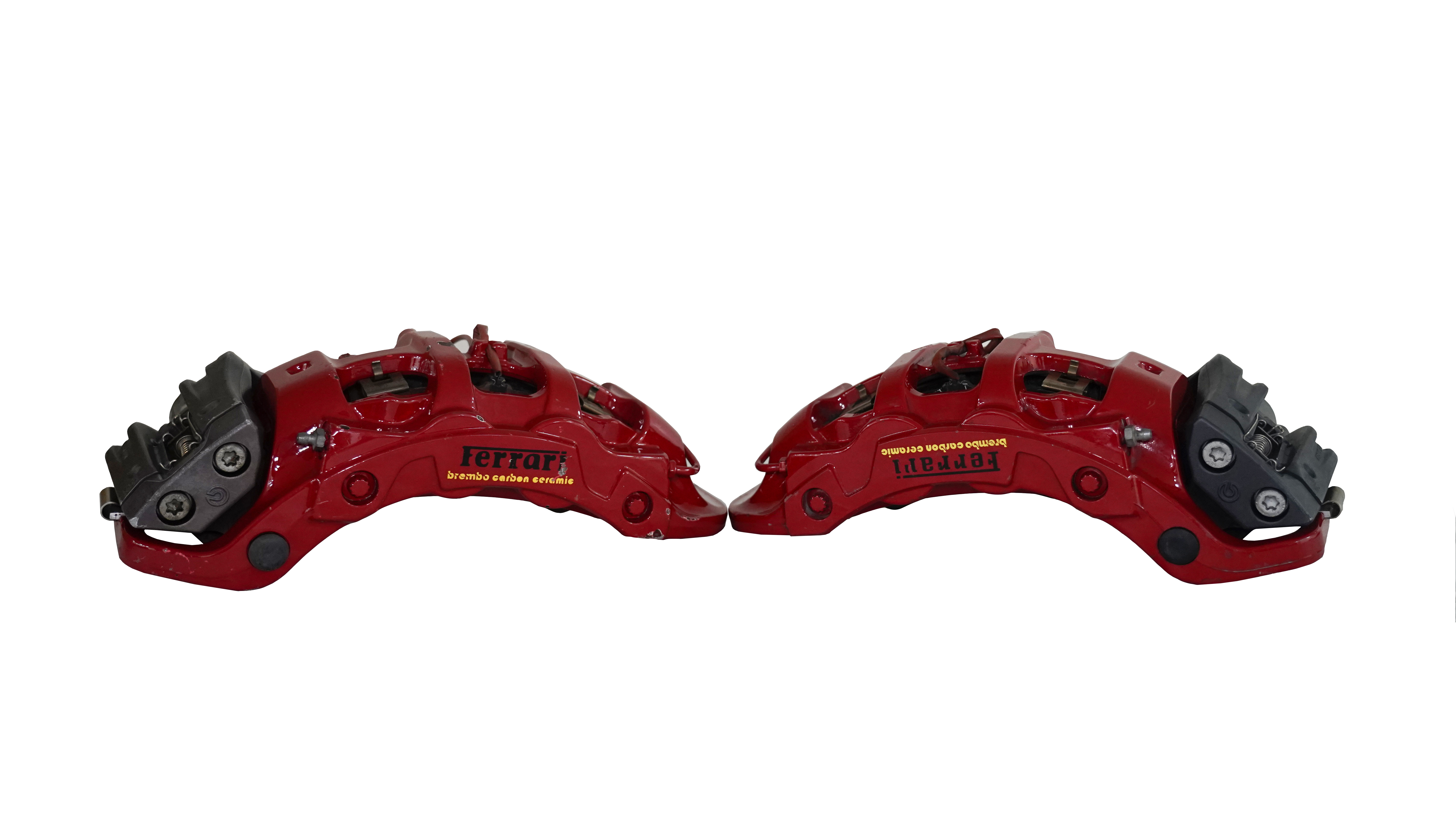 Ferrari 812 Rear Caliper LH & RH Red OEM 20B9320600 20B9320500