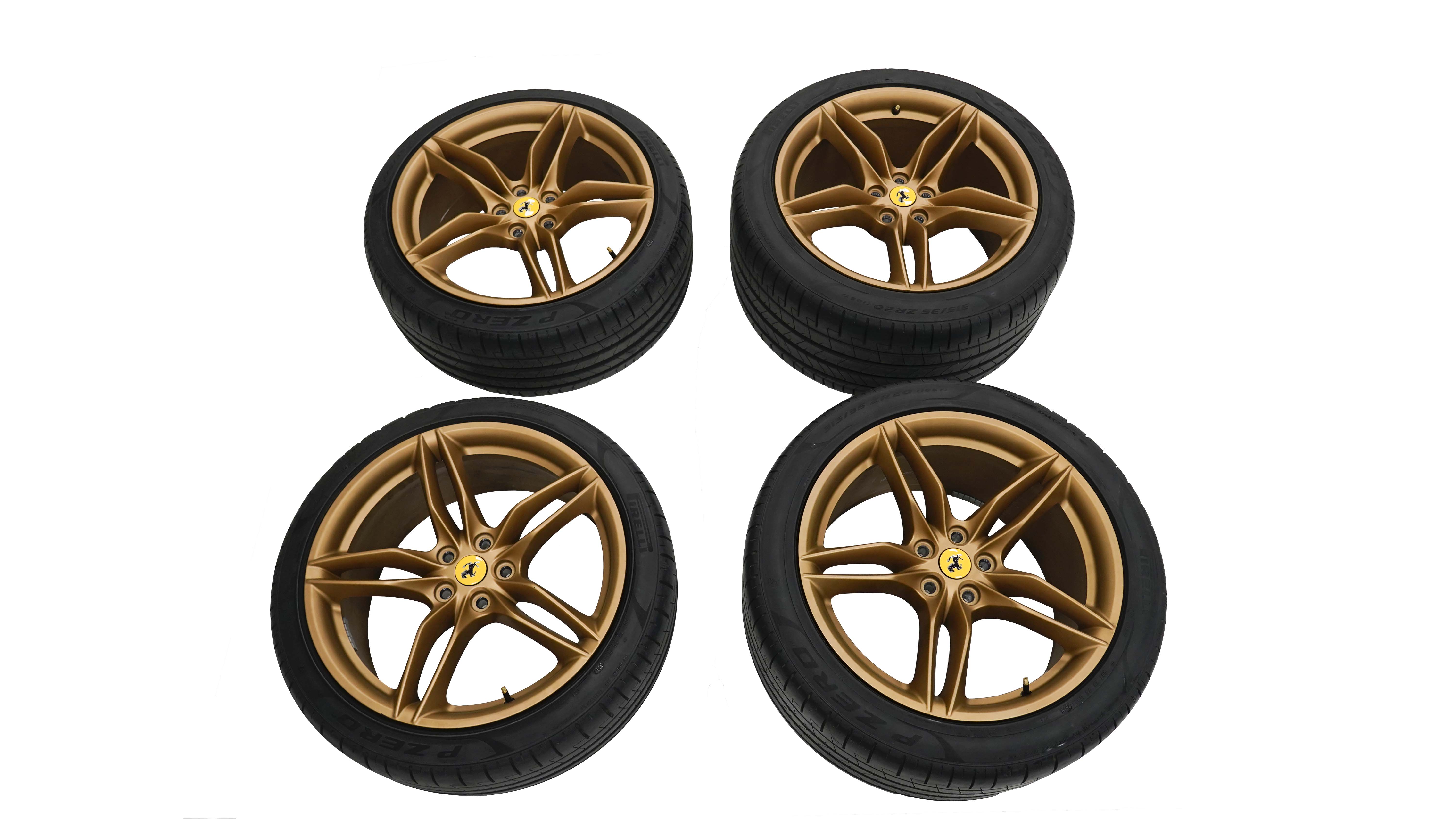 Ferrari 812 Wheels Set Bronze OEM 324158 324159