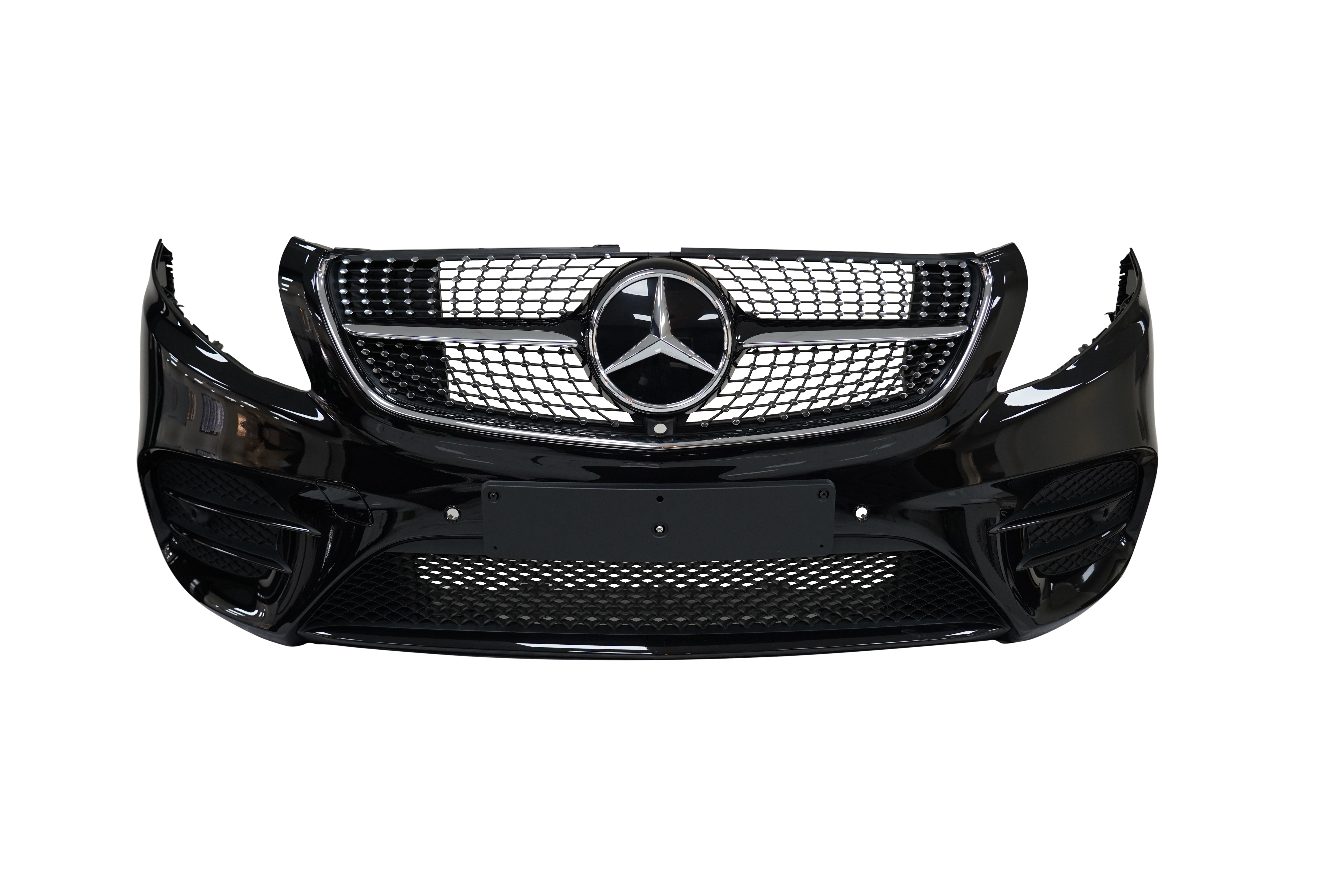 Mercedes Benz V-Class AMG Front Bumper with Diamond Grille W447 Black OEM A4478856000