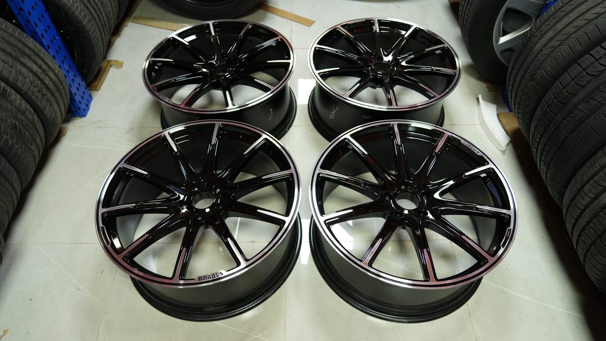 Mercedes-Benz G-63 Brabus Monoblock Z 24×10 Rims Set Mercedes G63